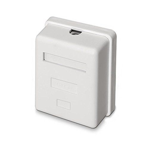 Caja de superficie de 1 RJ45 Cat 6 UTP  Blanco