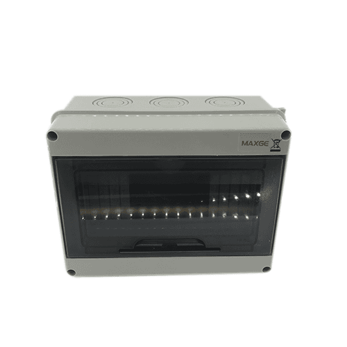Caja distribucion electrica Superficie IP65 de 8 modulos  Blanco