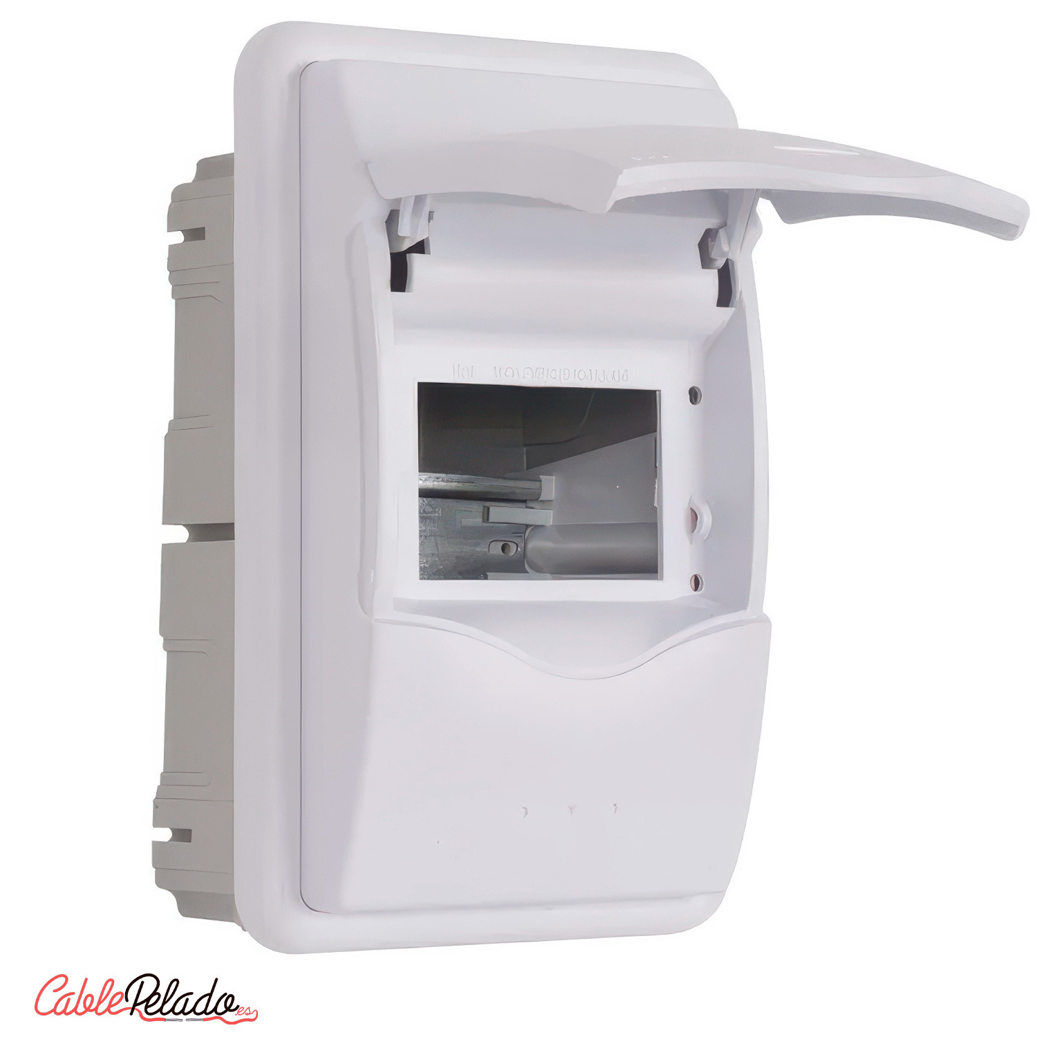 Caja empotrar 1-4 elementos puerta opaca  Blanco
