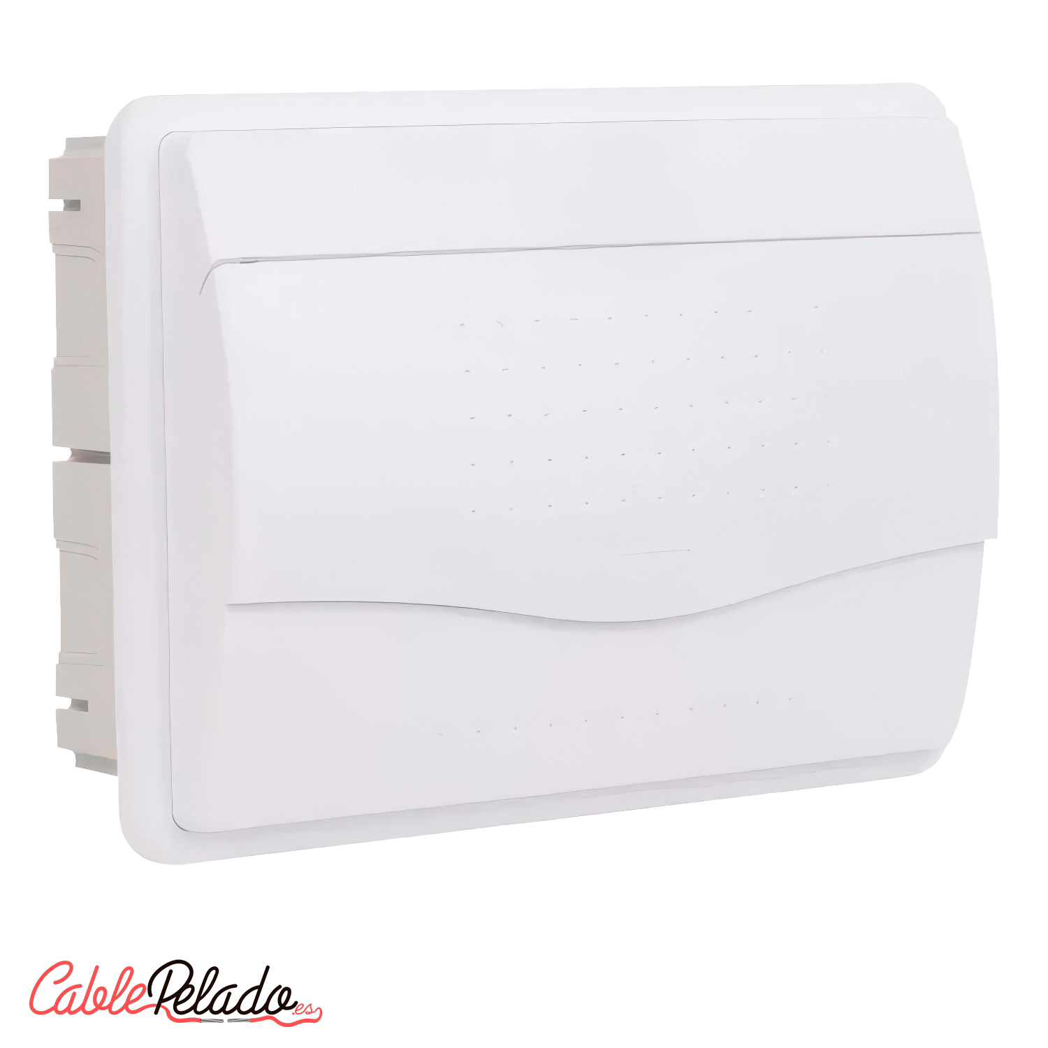 Caja empotrar 18 elementos puerta opaca  Blanco