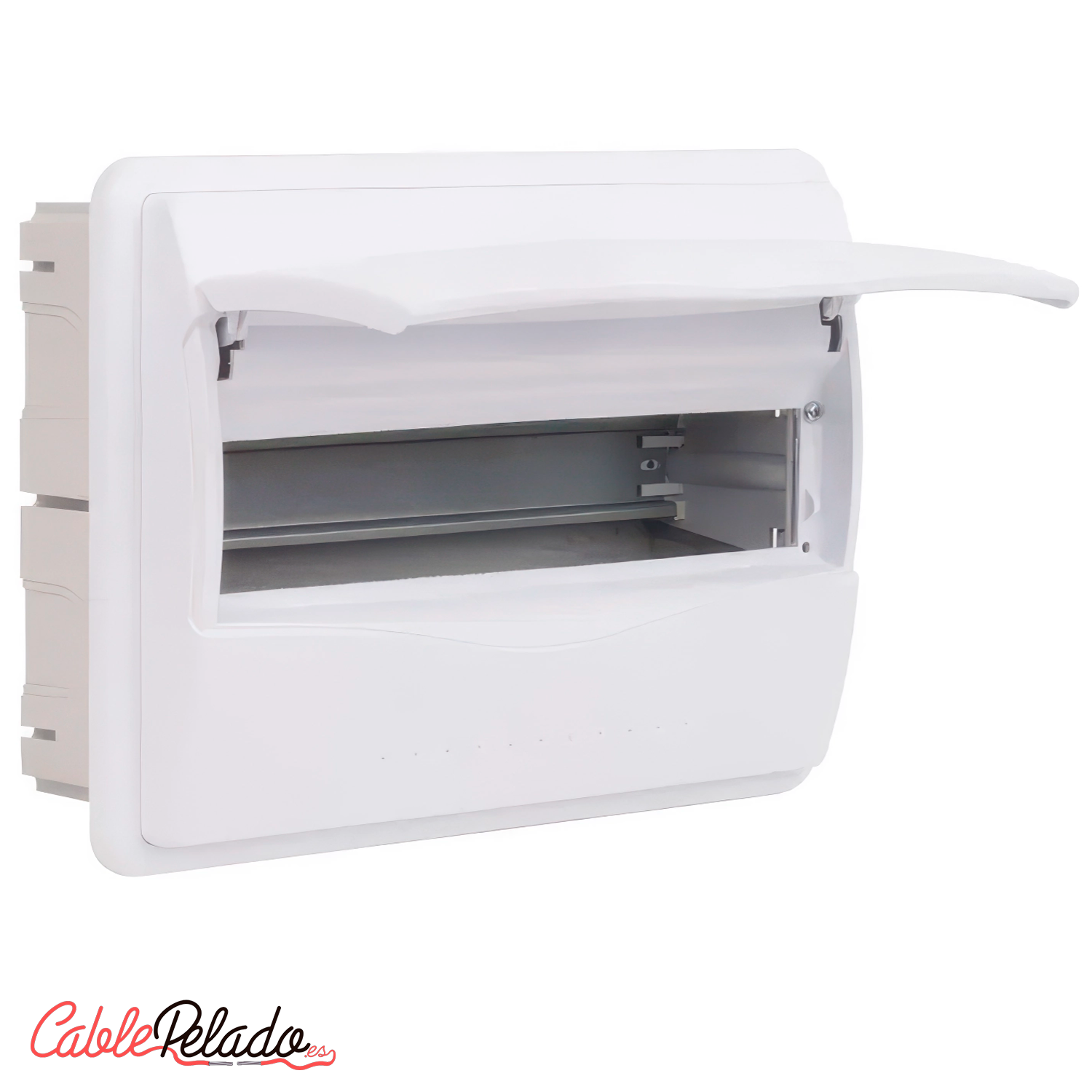Caja empotrar 18 elementos puerta opaca  Blanco