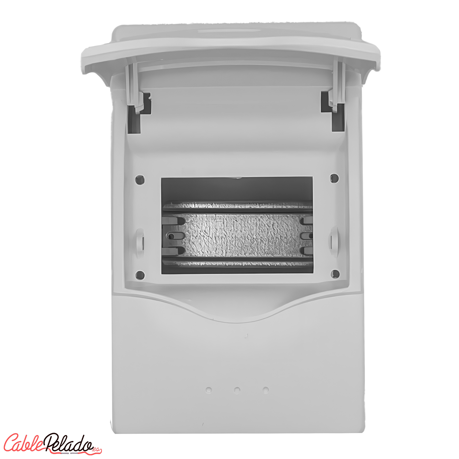 Caja superficie 1-4 elementos puerta opaca  Blanco