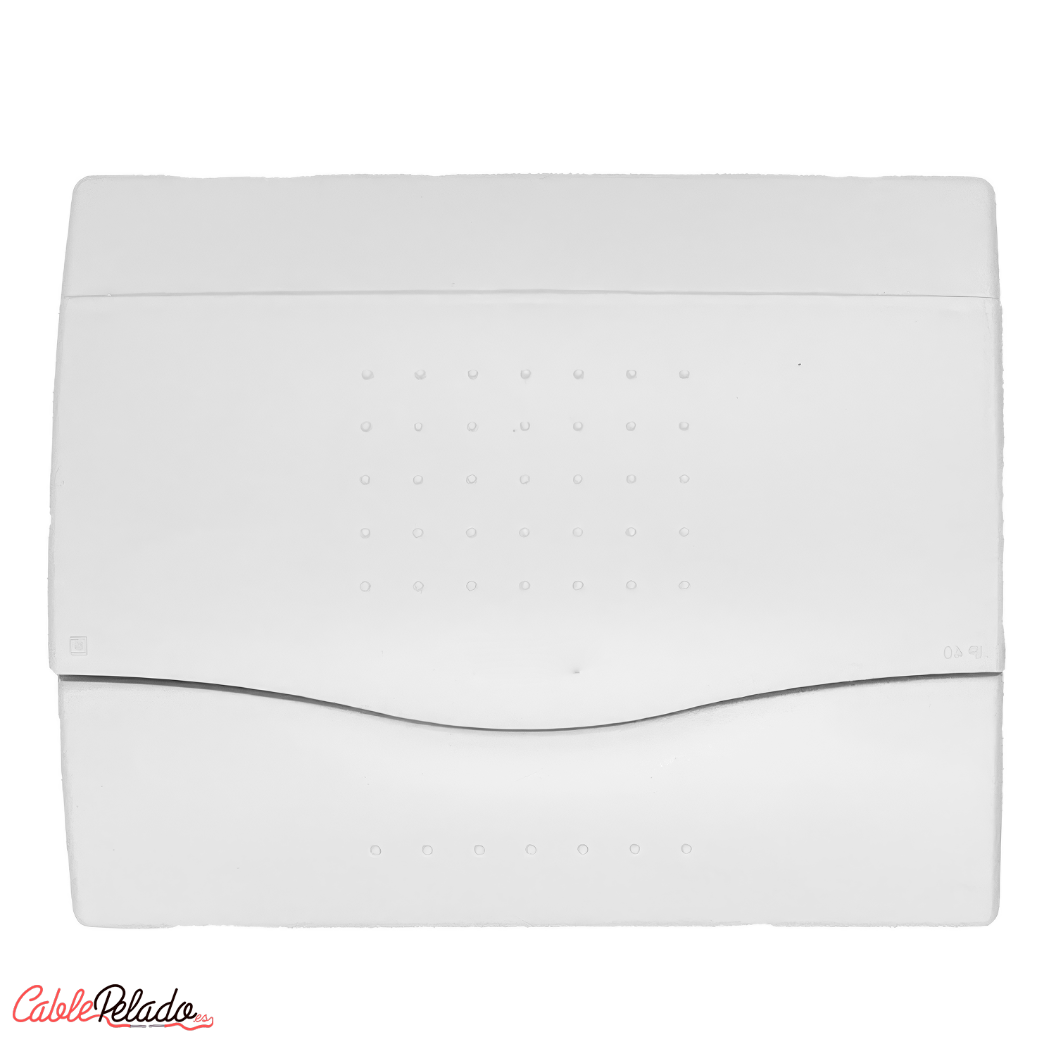 Caja superficie 10 elementos puerta opaca  Blanco