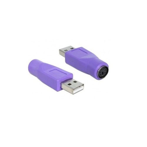 Adaptador PS2 a USB M/H  Morado