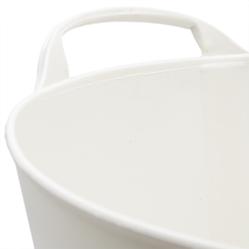 Capazo plastico 25 Litros Blanco