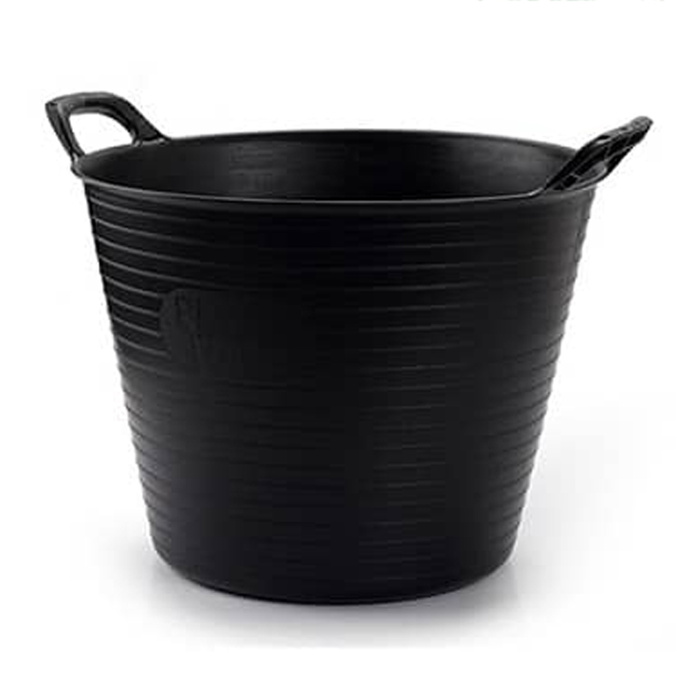 Capazo plastico 25 Litros Negro