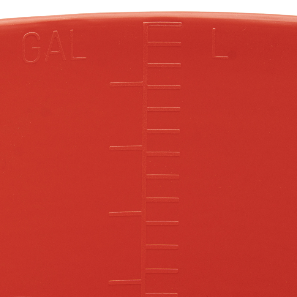 Capazo plastico 25 Litros Rojo