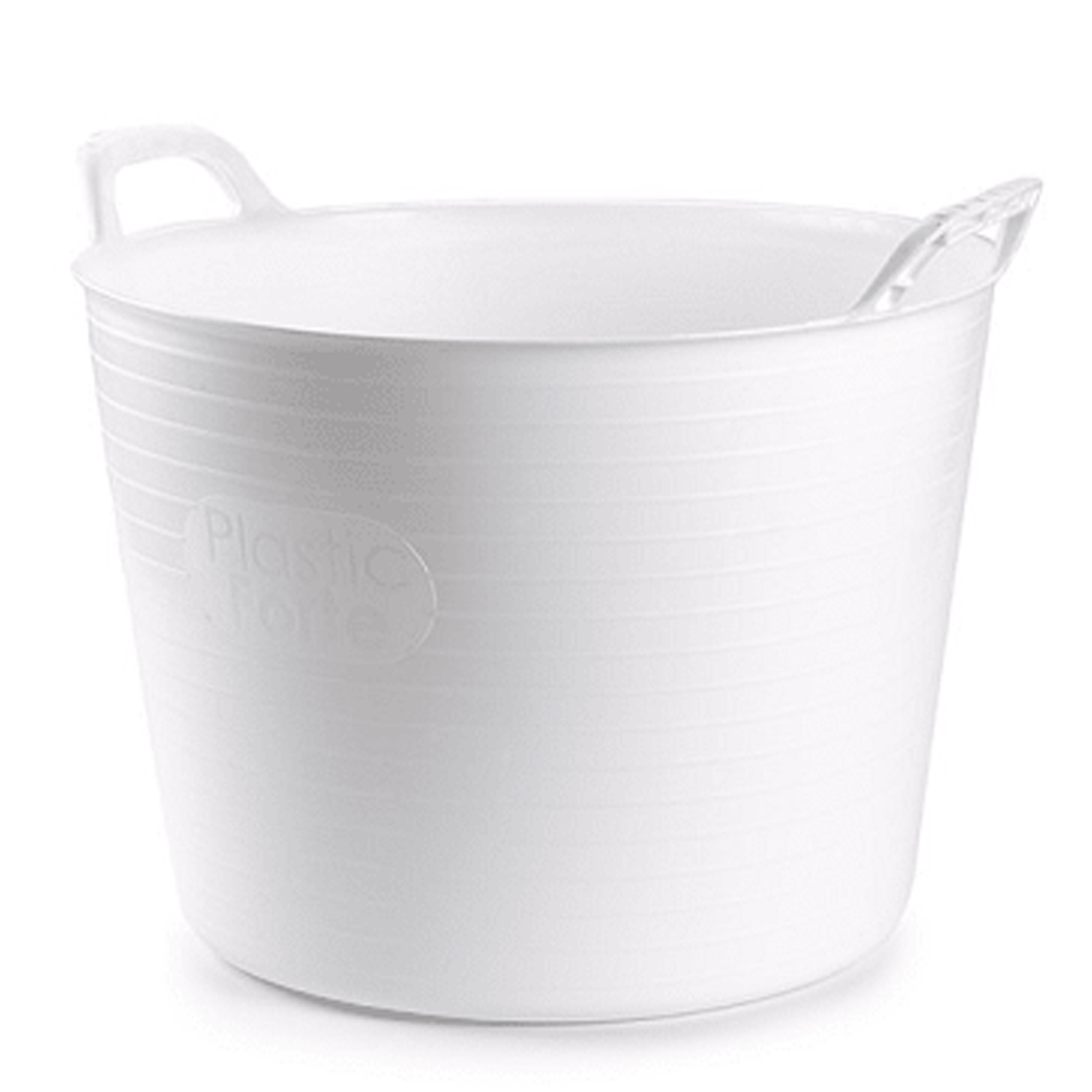 Capazo plastico 42 Litros Blanco
