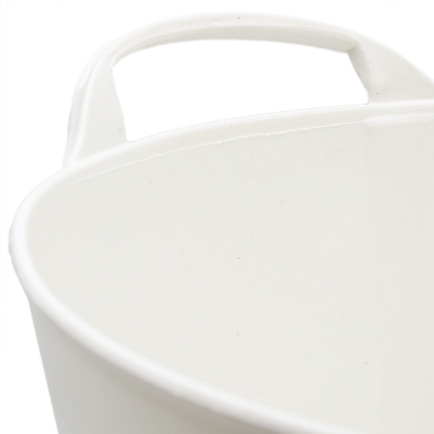 Capazo plastico 42 Litros Blanco