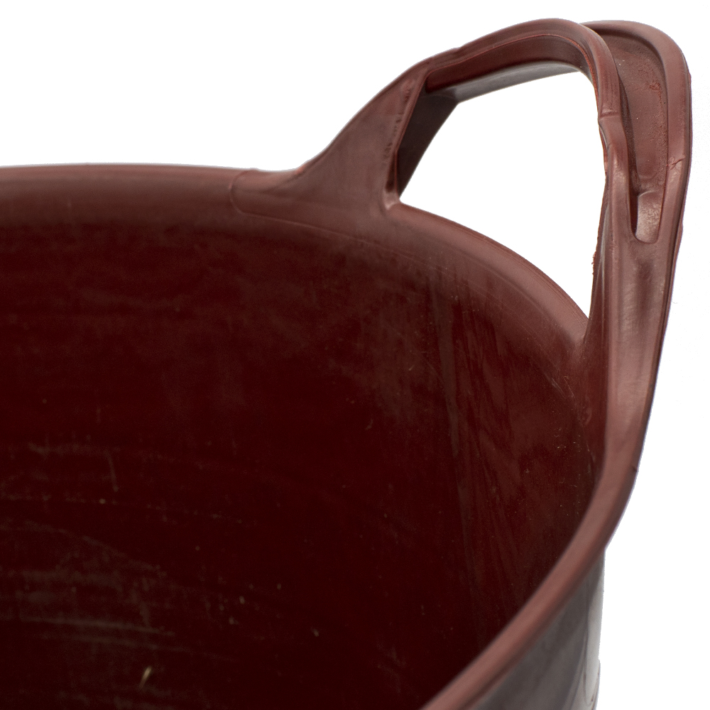 Capazo plastico 42 Litros Rojo