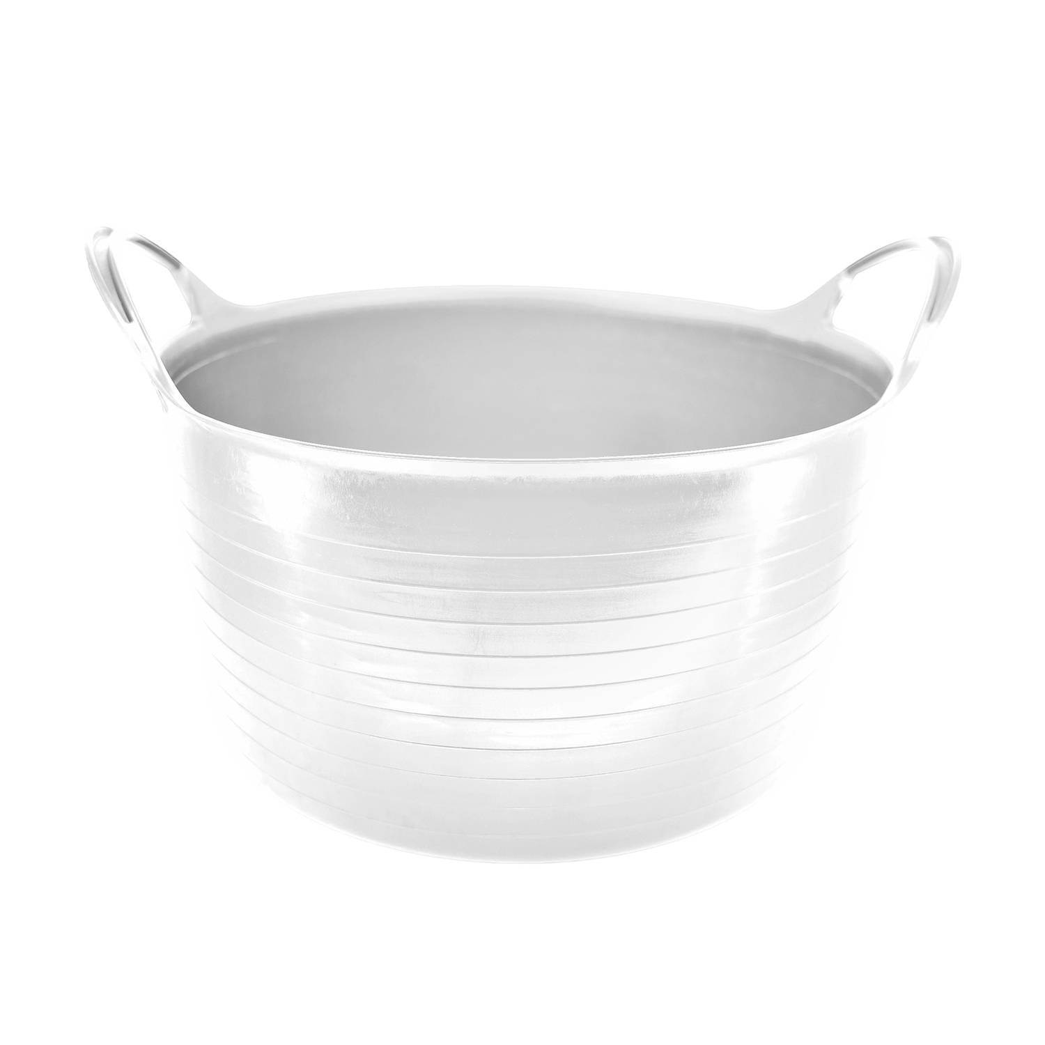 Capazo uso alimentario de plastico 14 Litros Blanco