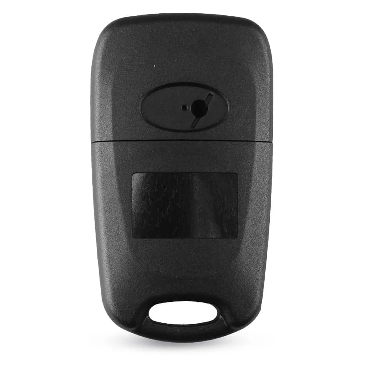 Carcasa Mando Llave Coche 3 Botones Compatible Con Hyundai Negro  Negro