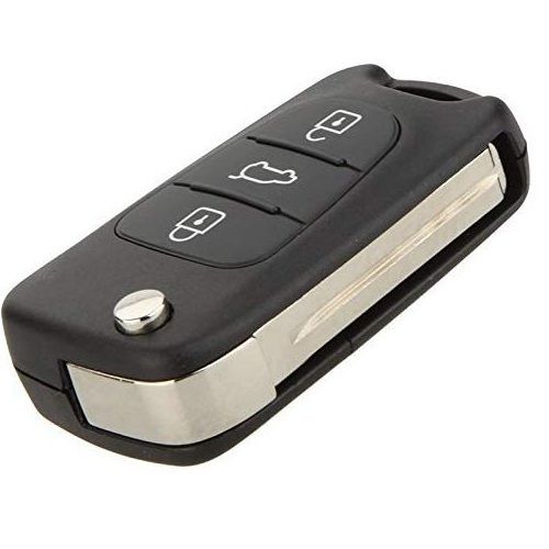 Sangrar Alergia entrega a domicilio Carcasa mando llave coche 3 botones Hyundai Negro