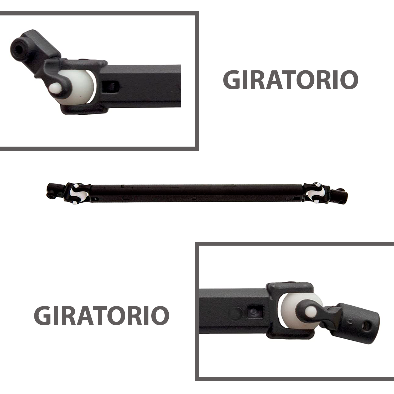 Cardan Transmisión Horno Teka Codigo 61601304  Negro