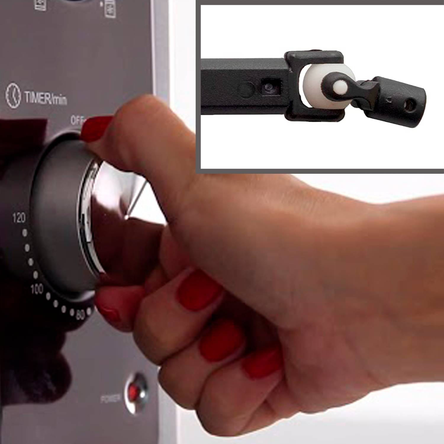 Cardan Transmisión Horno Teka Codigo 61601304  Negro