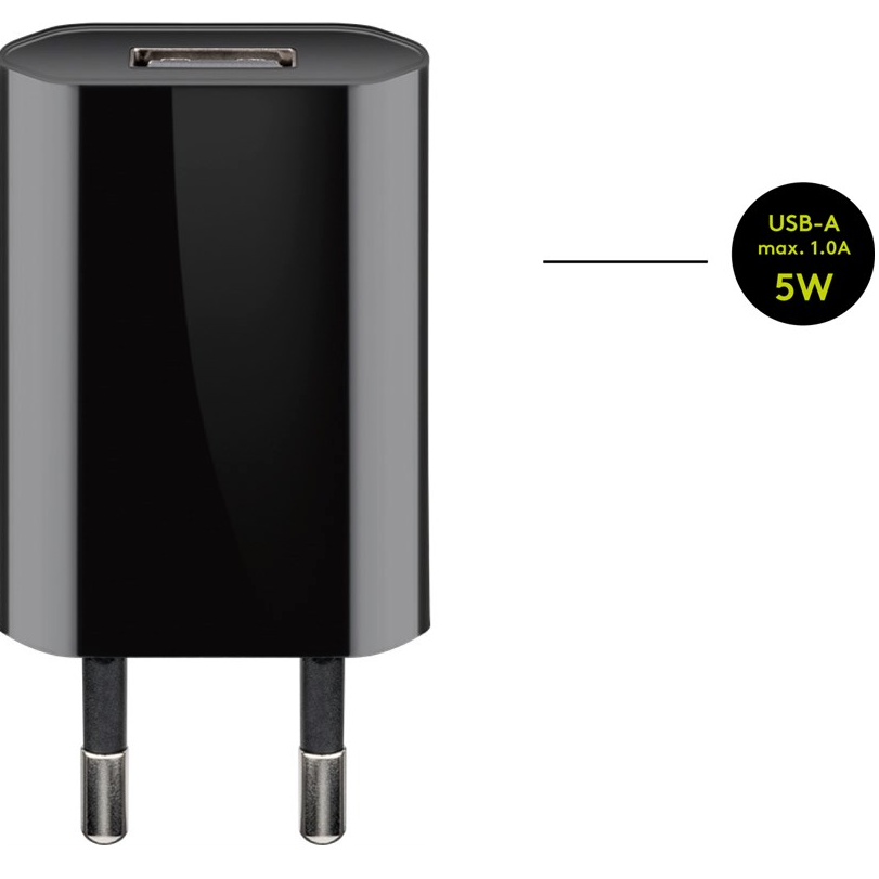 Cargador USB-C 1A 5V 1 M Blanco