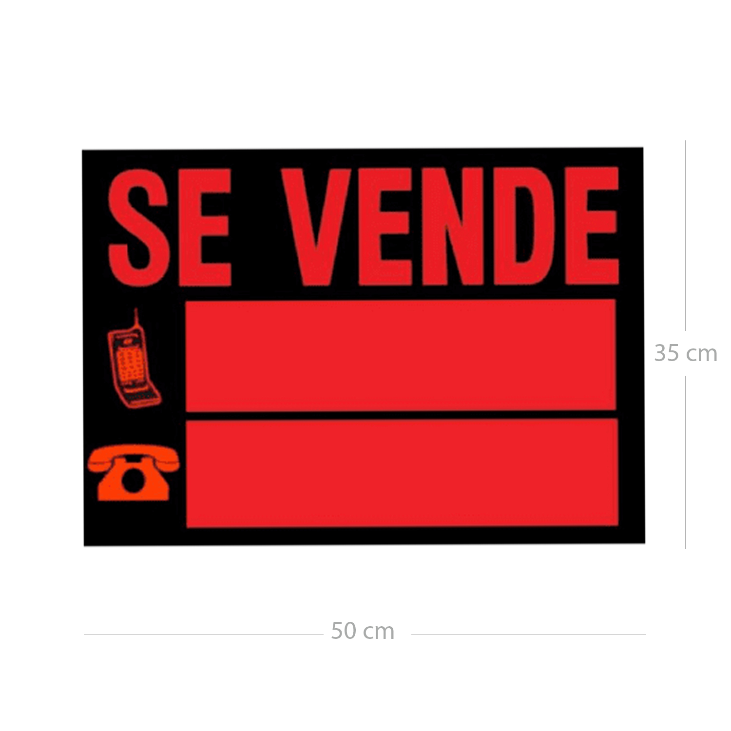 Cartel se vende 50 x 35 cm