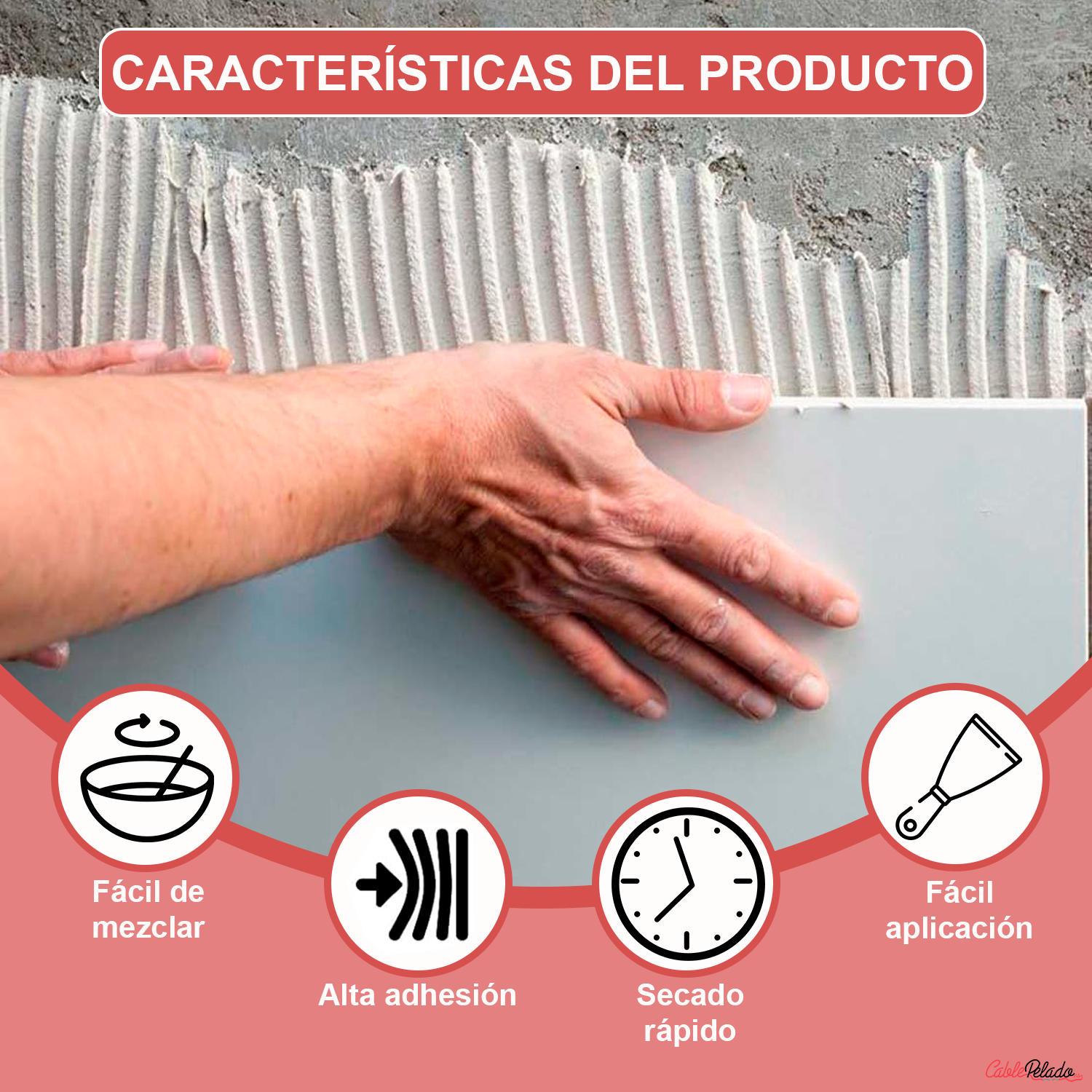 Cemento Cola Blanco En Polvo Para Colocación Y Encolado De Azulejos 1 Kg