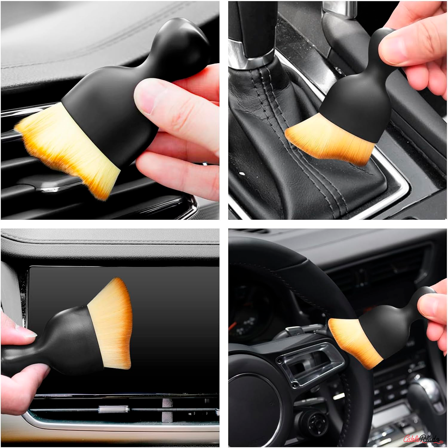 Cepillo De Limpieza Interior De Coche  Negro