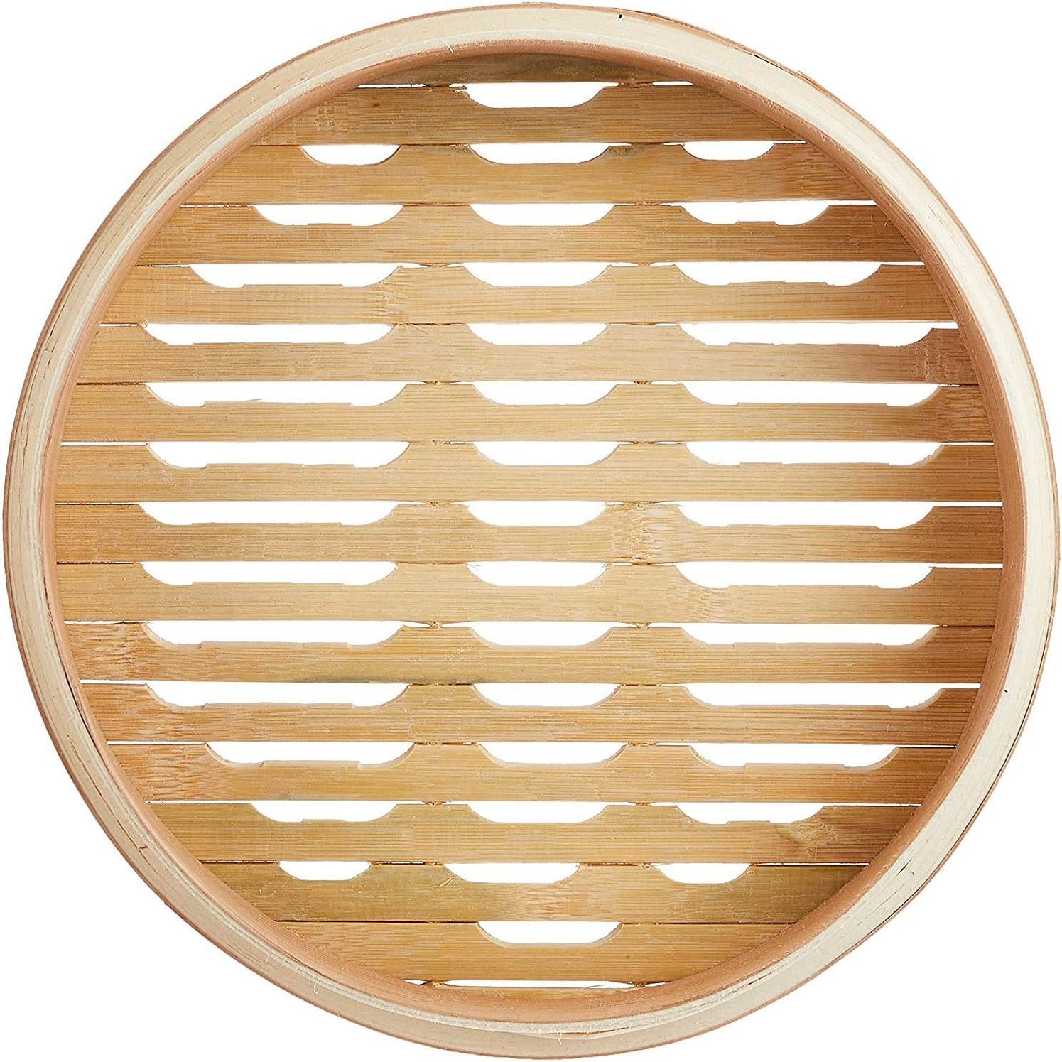Cesta de Vapor Bambú para Cocinar Asiático 2 pisos 15 cm