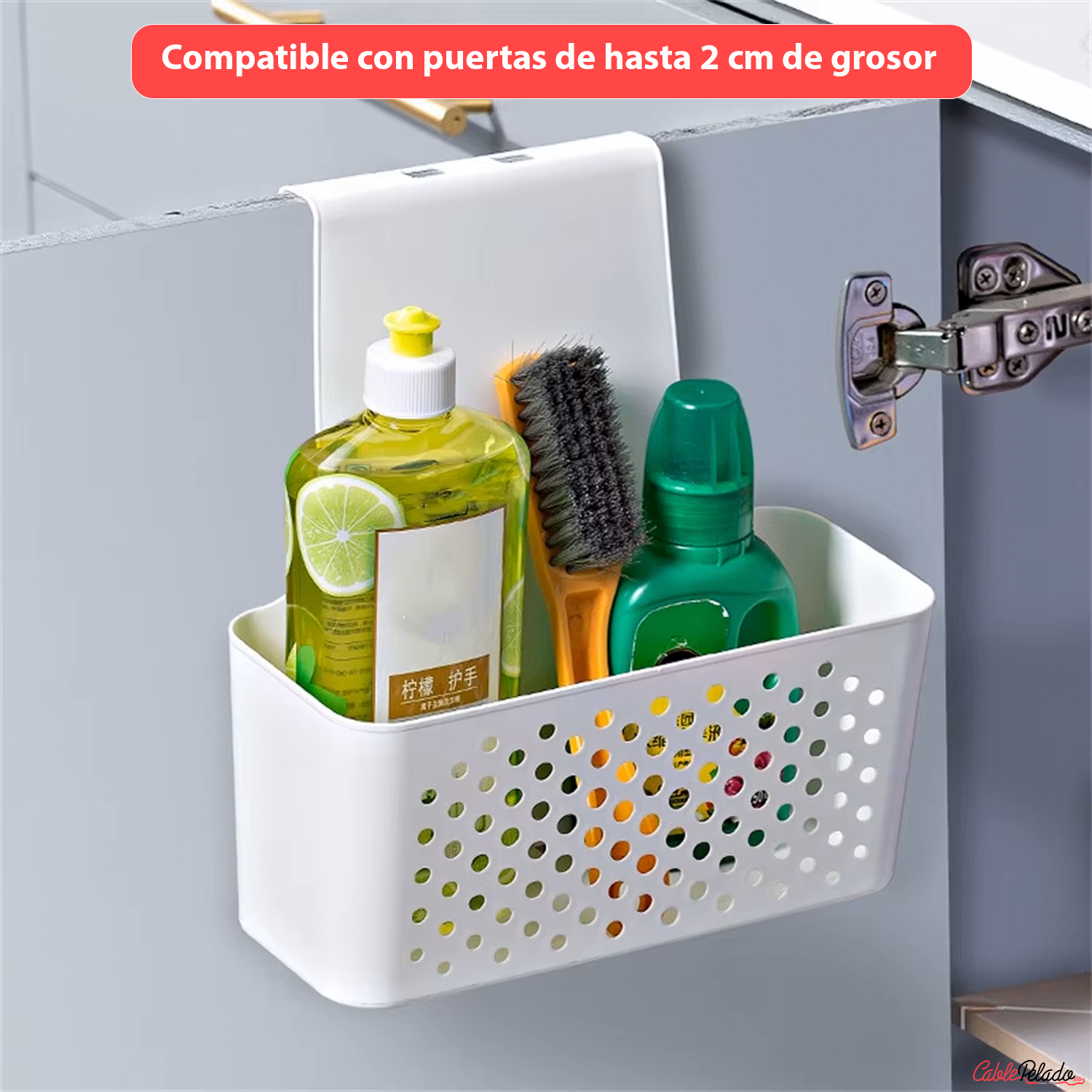 Cesta Organizadora Colgar En Cocina  Blanco