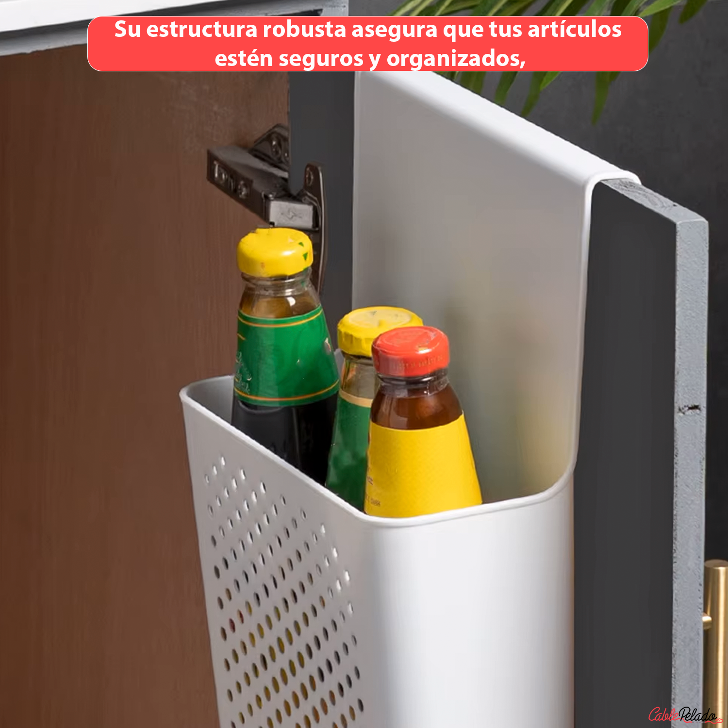 Cesta Organizadora Colgar En Cocina  Blanco