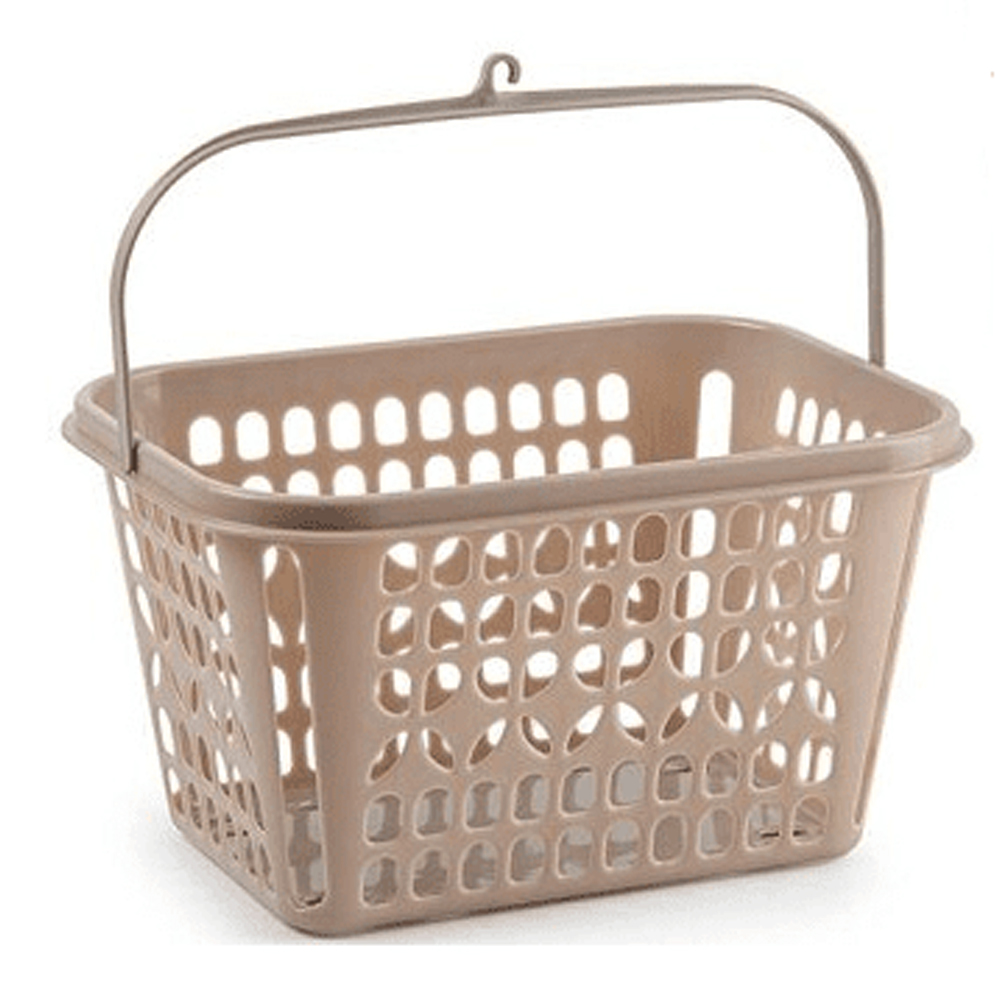 Cesta pinzas de plastico  Beige