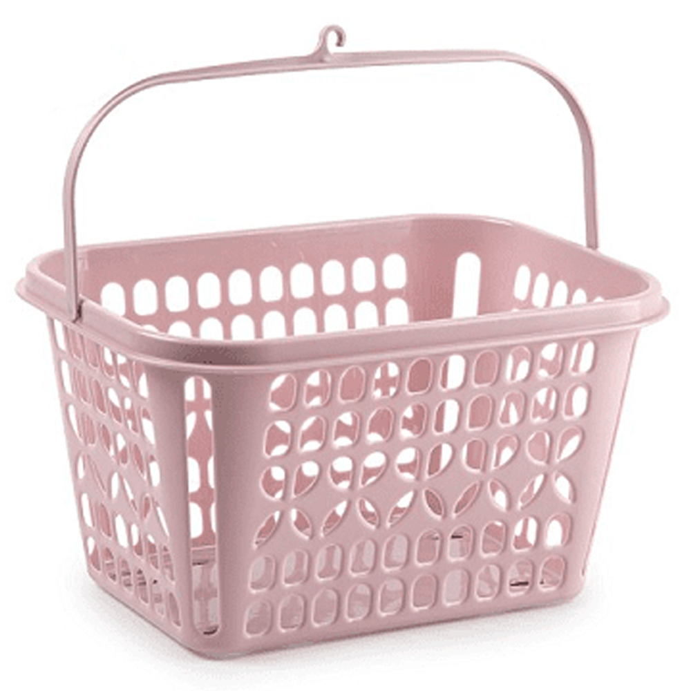 Cesta pinzas de plastico  Rosa claro