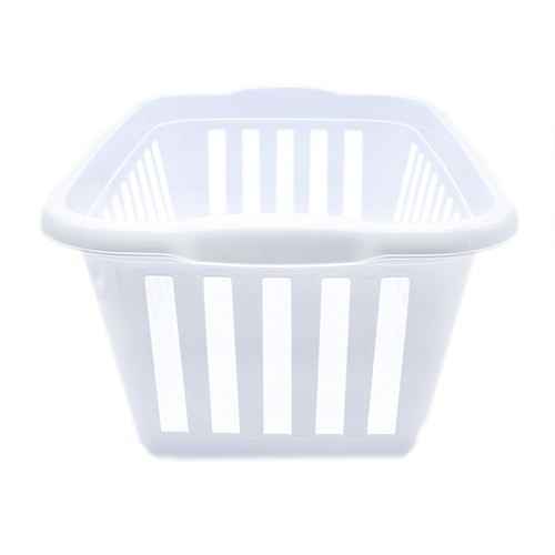 Cesta ropa rectangular plastico  Blanco
