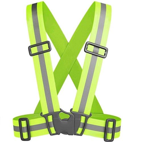Chaleco de seguridad reflectante fluorescente unisex  Amarillo