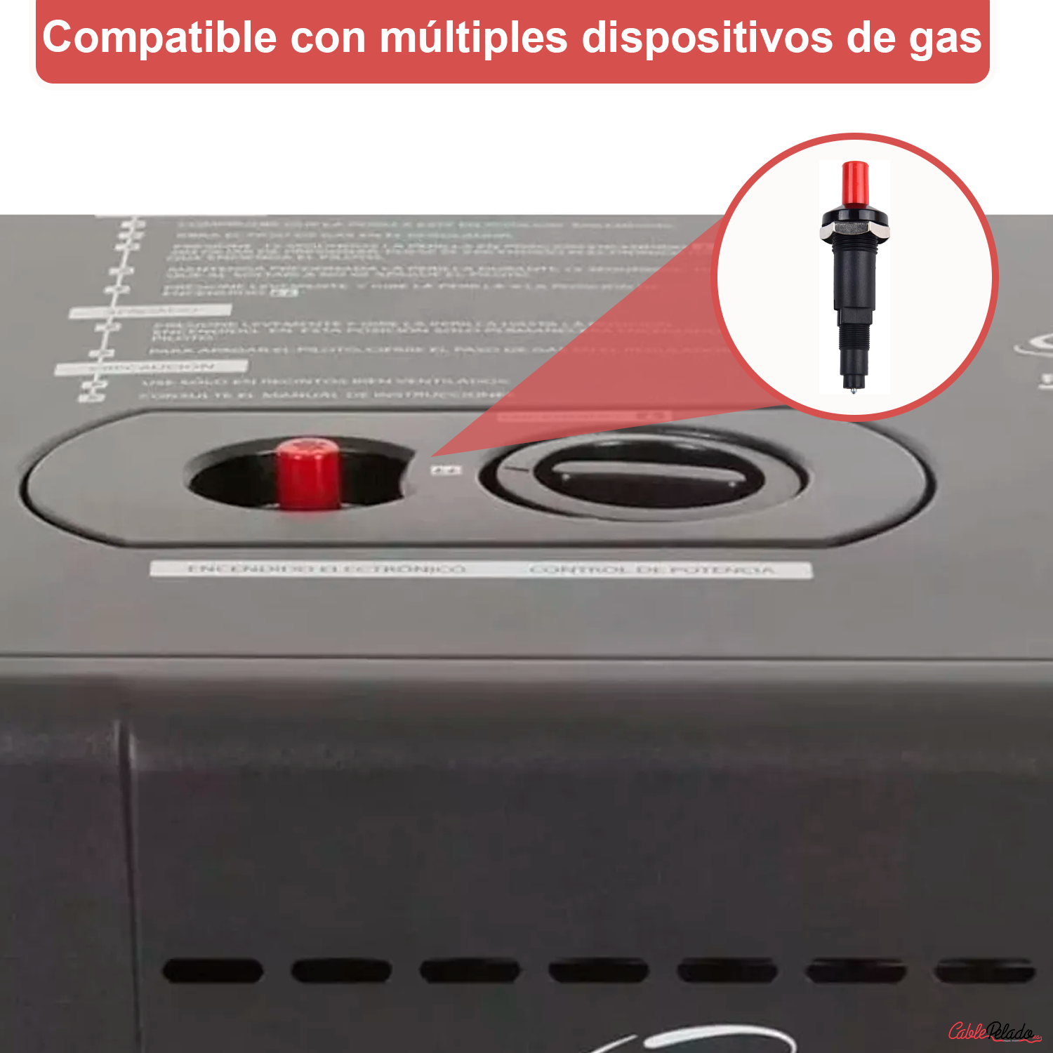 Chispómetro piezoeléctrico Domaco