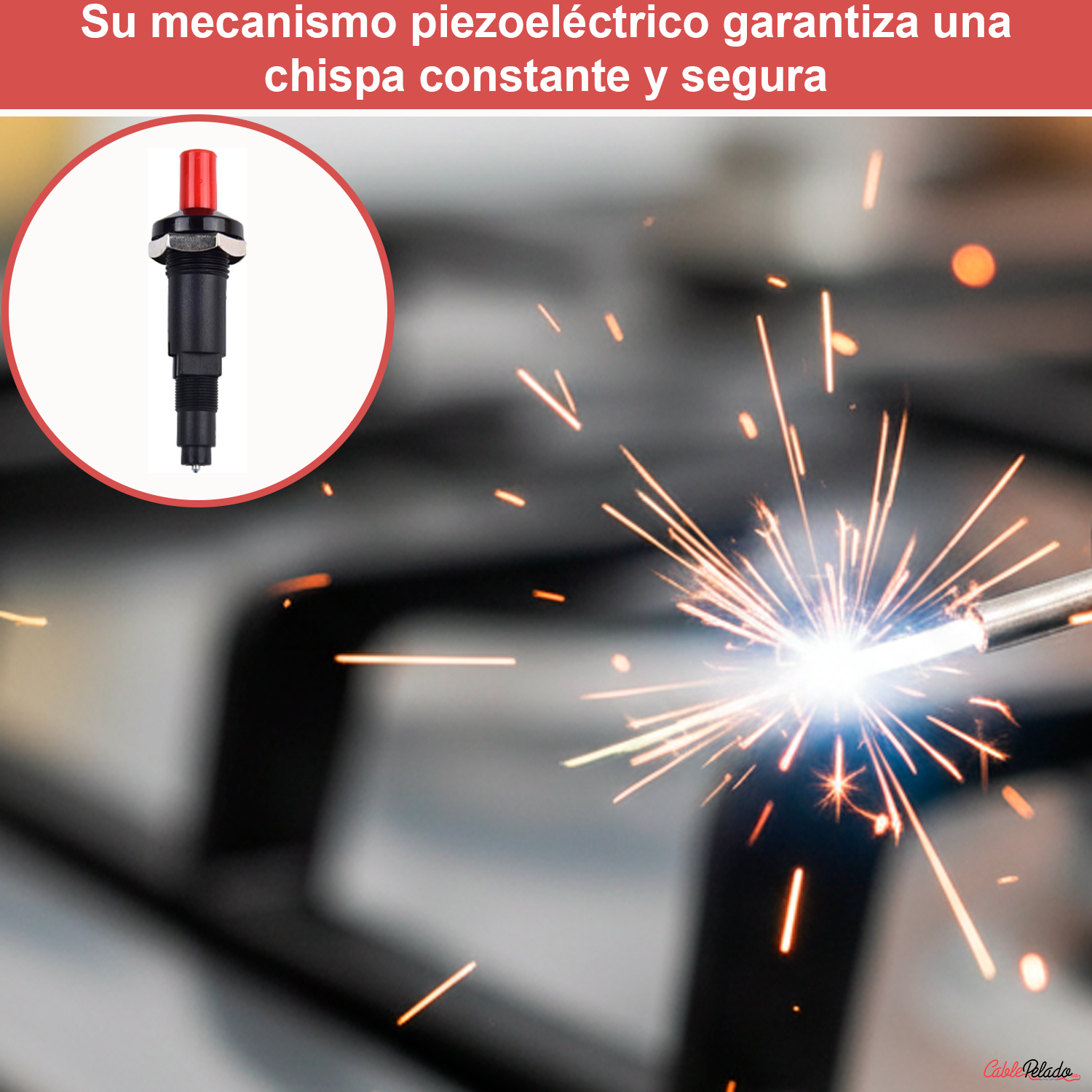 Chispómetro piezoeléctrico Domaco