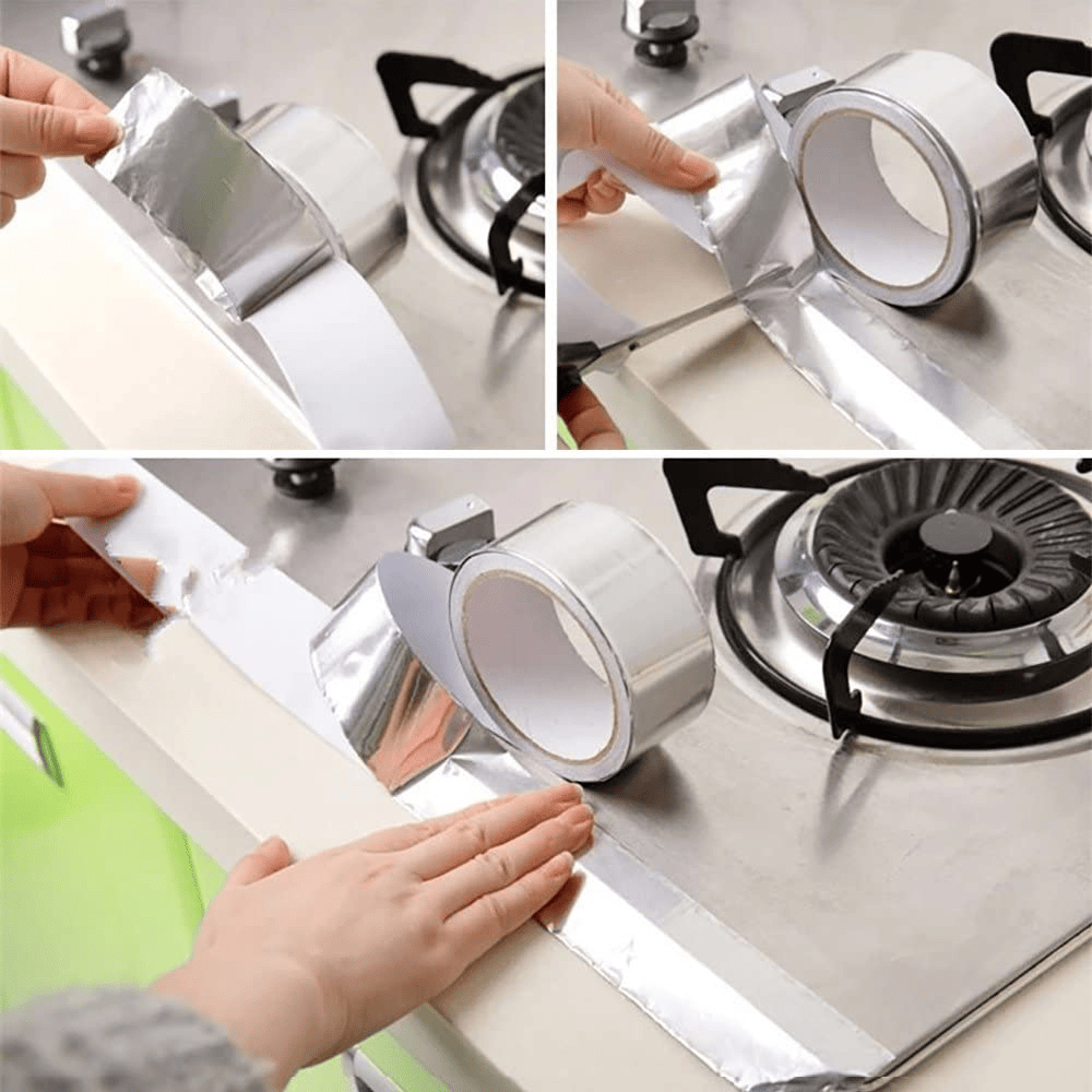 Cinta adhesiva de aluminio 50 mm 50 M Plateado