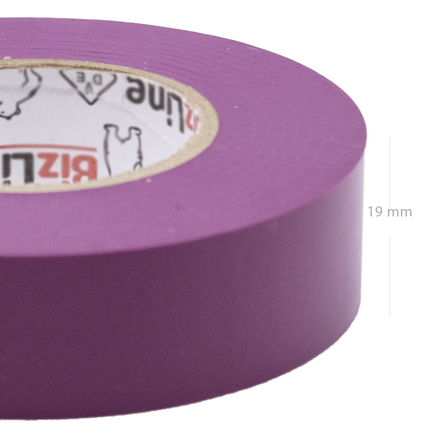 Cinta aislante de 19x0.15mm 20 M Morado