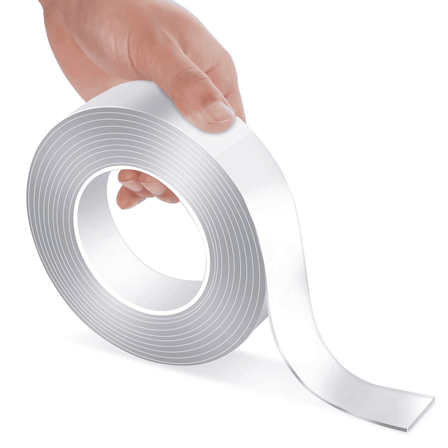 Cinta Doble Cara Extrafuerte Para instalación en interiores 20 mm Transparente
