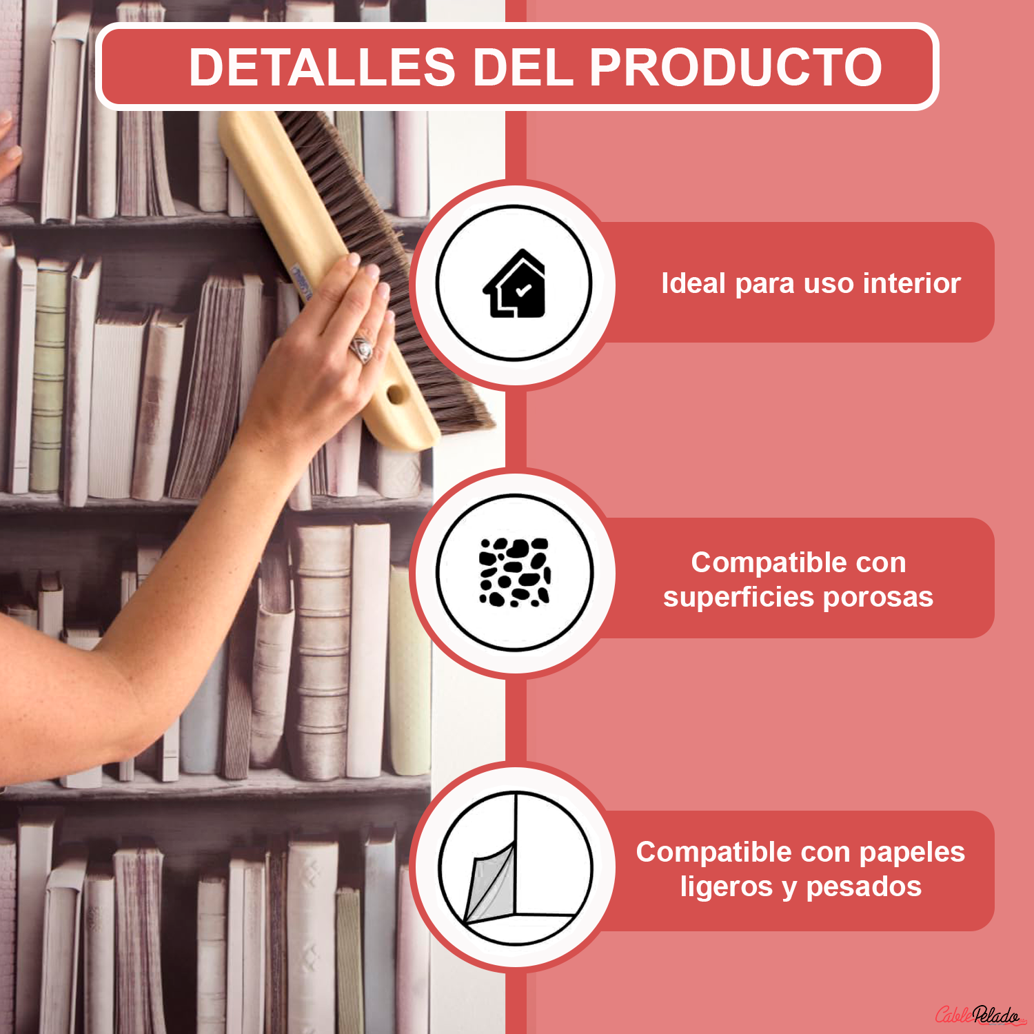 Cola Papel Pintado Para Empapelar 700 ml