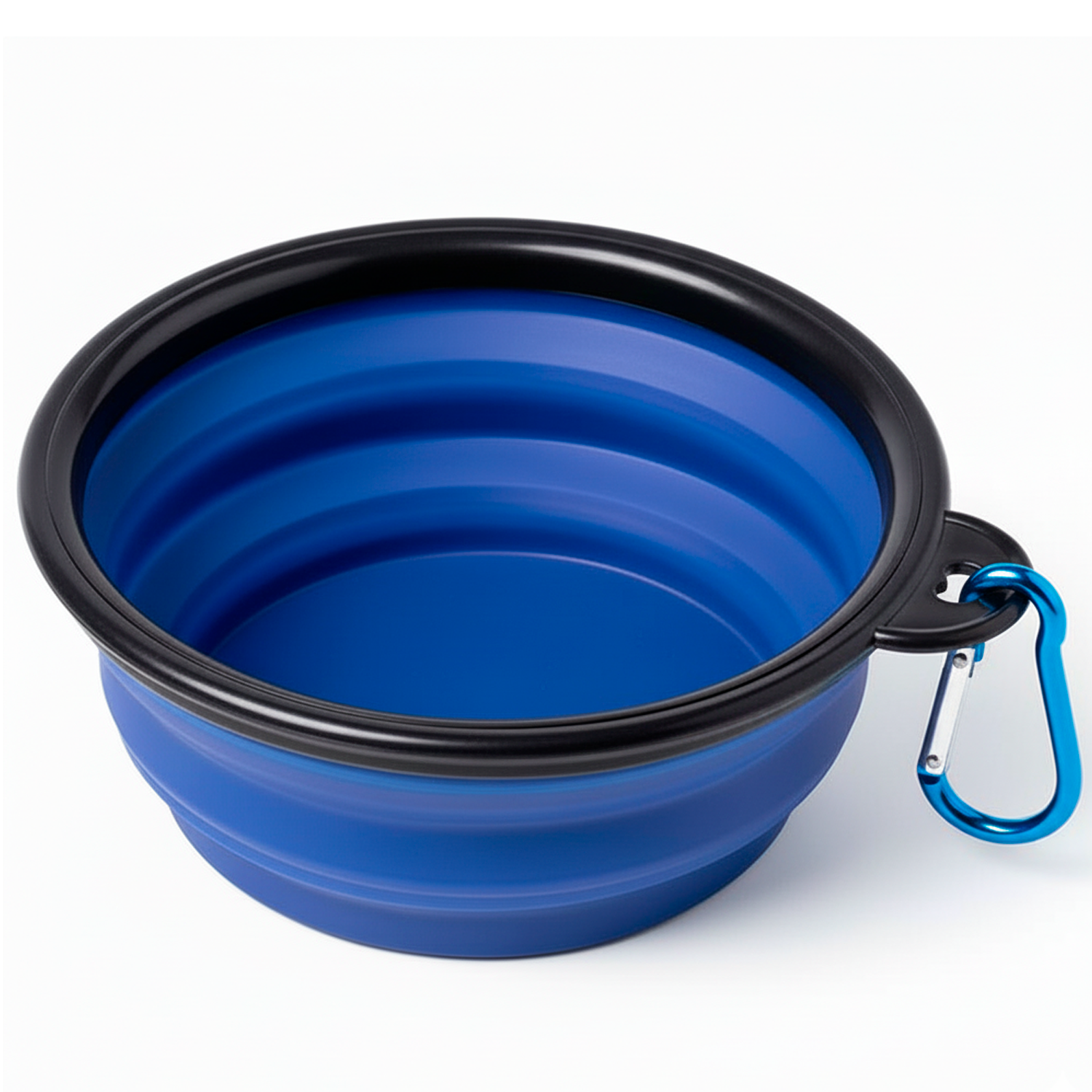 Comedero Plegable para Mascotas 450 ml  Azul