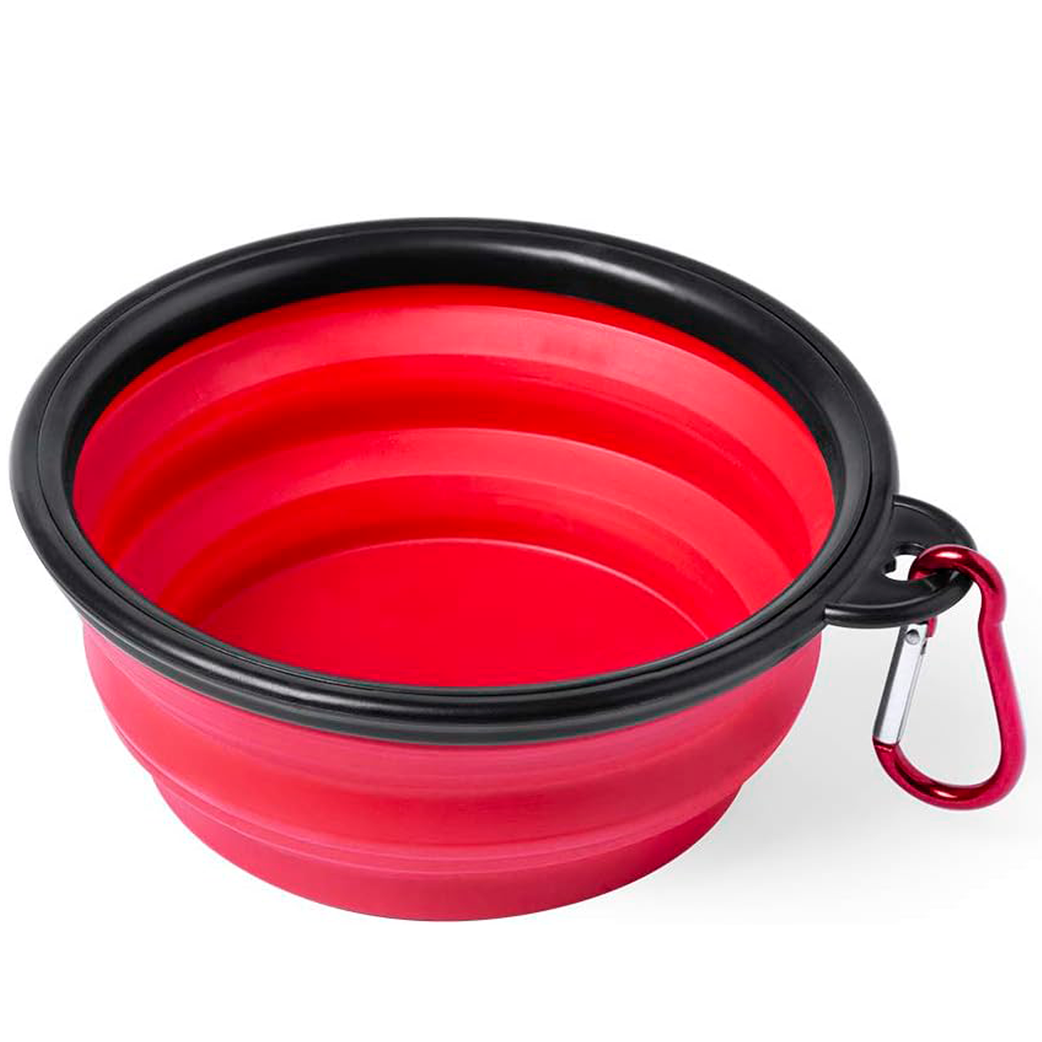 Comedero Plegable para Mascotas 450 ml  Rojo