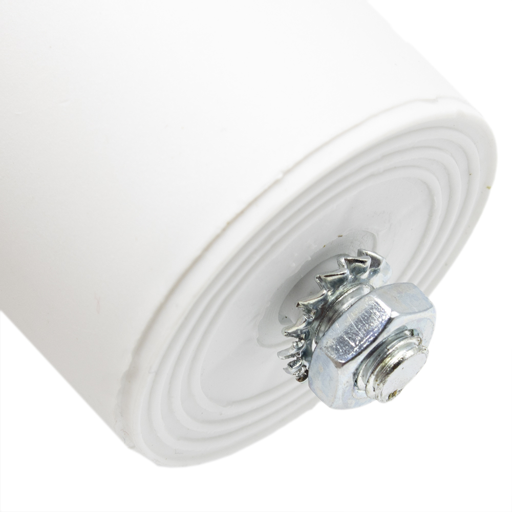 Condensador de arranque para motor electrico 450 VAC 16.0 uF Blanco