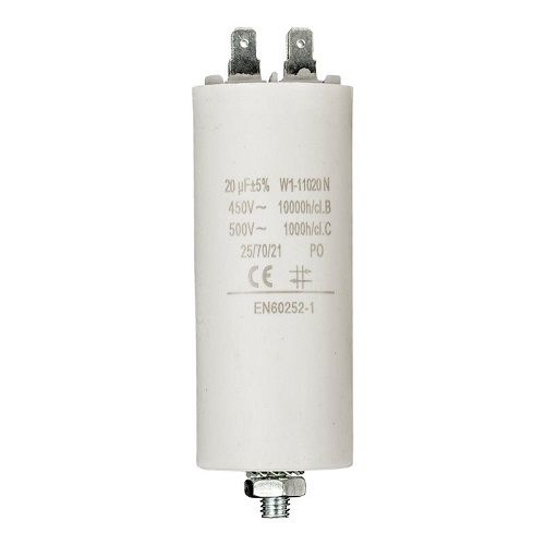 Condensador de arranque para motor electrico 450 VAC 20.0 uF
