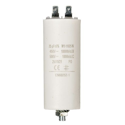 Condensador de arranque para motor electrico 450 VAC 25.0 uF