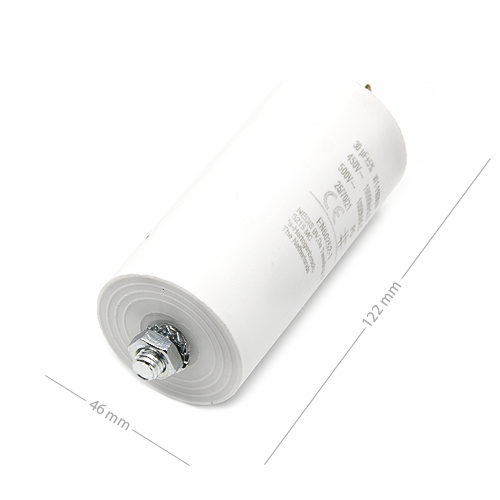 Condensador de arranque para motor electrico 450 VAC 30.0 uF