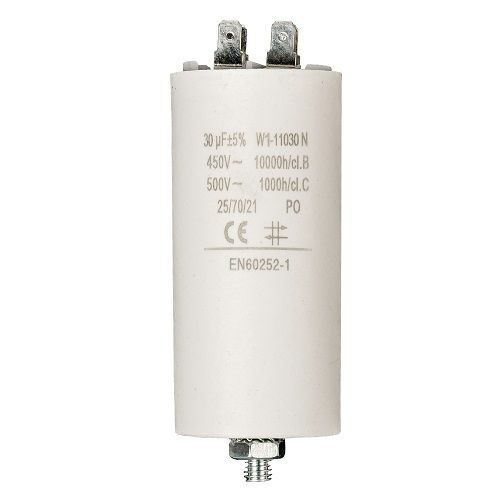 Condensador de arranque para motor electrico 450 VAC 30.0 uF