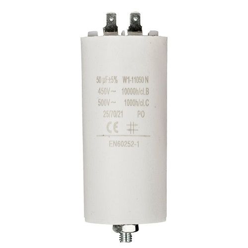 Condensador de arranque para motor electrico 450 VAC 50.0 uF