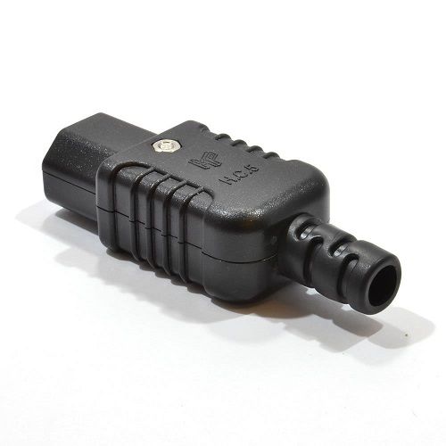 Conector alimentacion C13 hembra  Negro 10 A