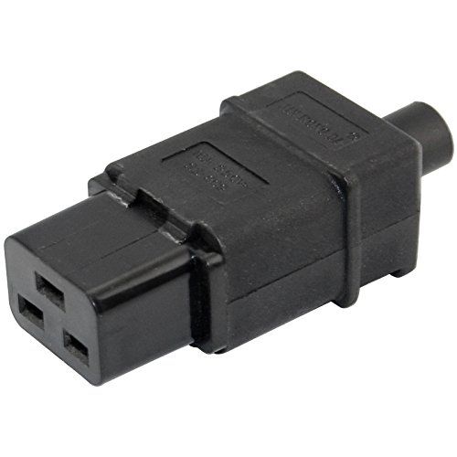 Conector alimentacion C19 hembra  Negro 16 A