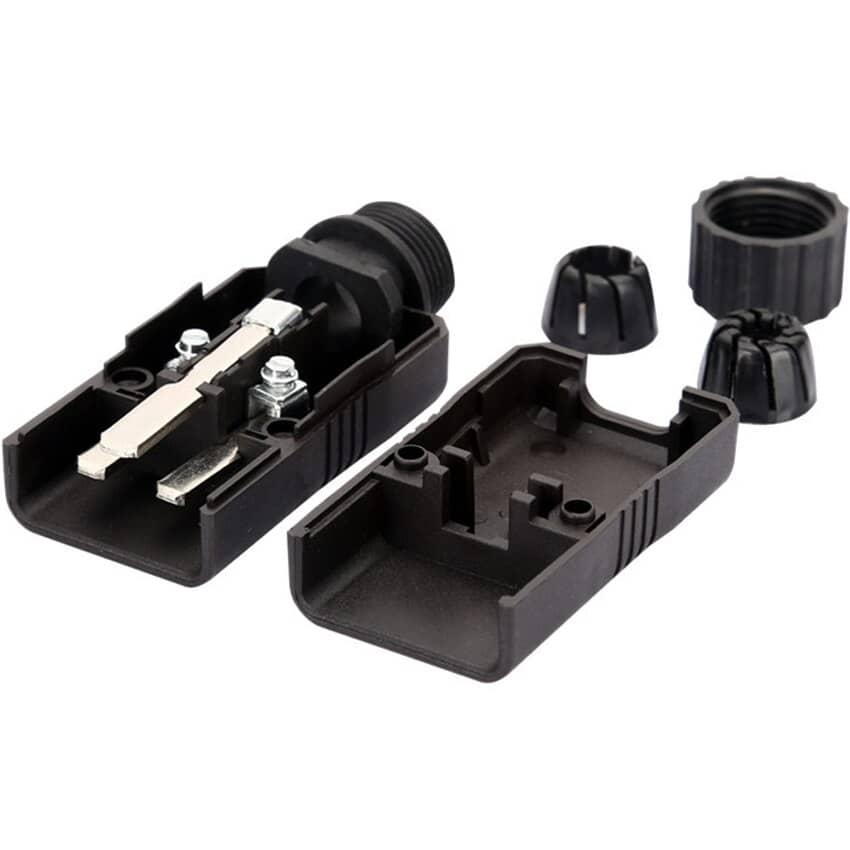 Conector alimentacion C20 macho  Negro 16 A