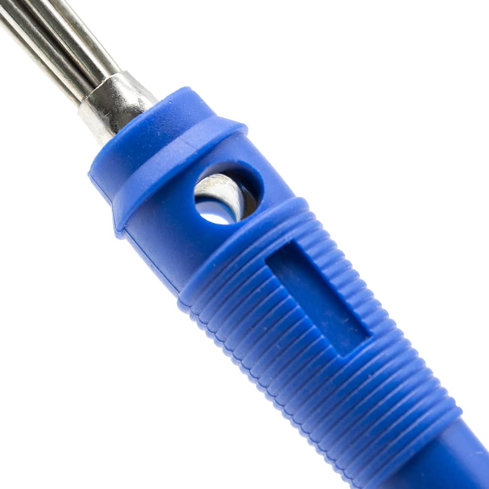 Conector banana macho 4 mm  Azul