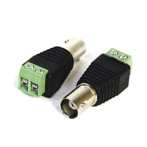 Conector BNC hembra Negro