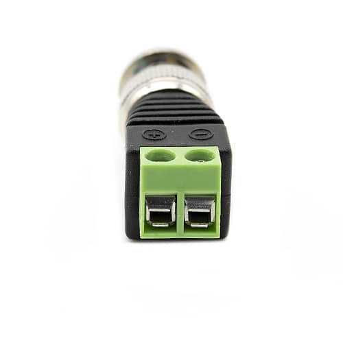 Conector BNC macho  Negro
